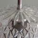 Spherical suspension in cut glass, Belgium 1960-1970