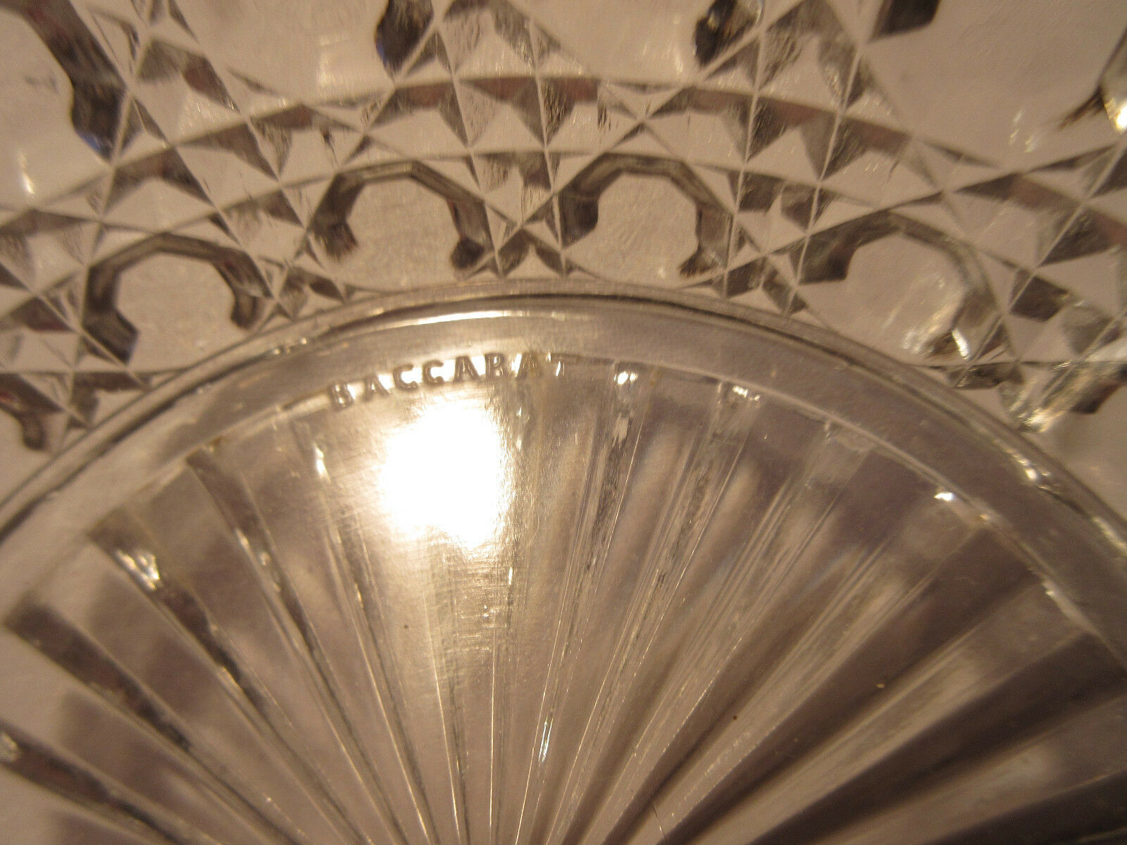 Small Baccarat Cup, Pierreries model - silver metal lid