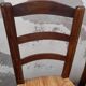 Série de 10 chaises paillé rustique anciennes