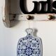 Small Winterling Indian Blue Strawflower Porcelain Board