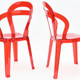 6 Titi chairs by Roberto Semprini