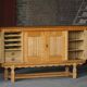 Henning Kjærnulf for EG Møbler, solid oak sideboard, Danish modern, 1960s.