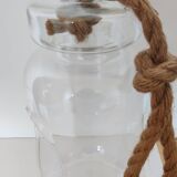 Large hanging glass vase