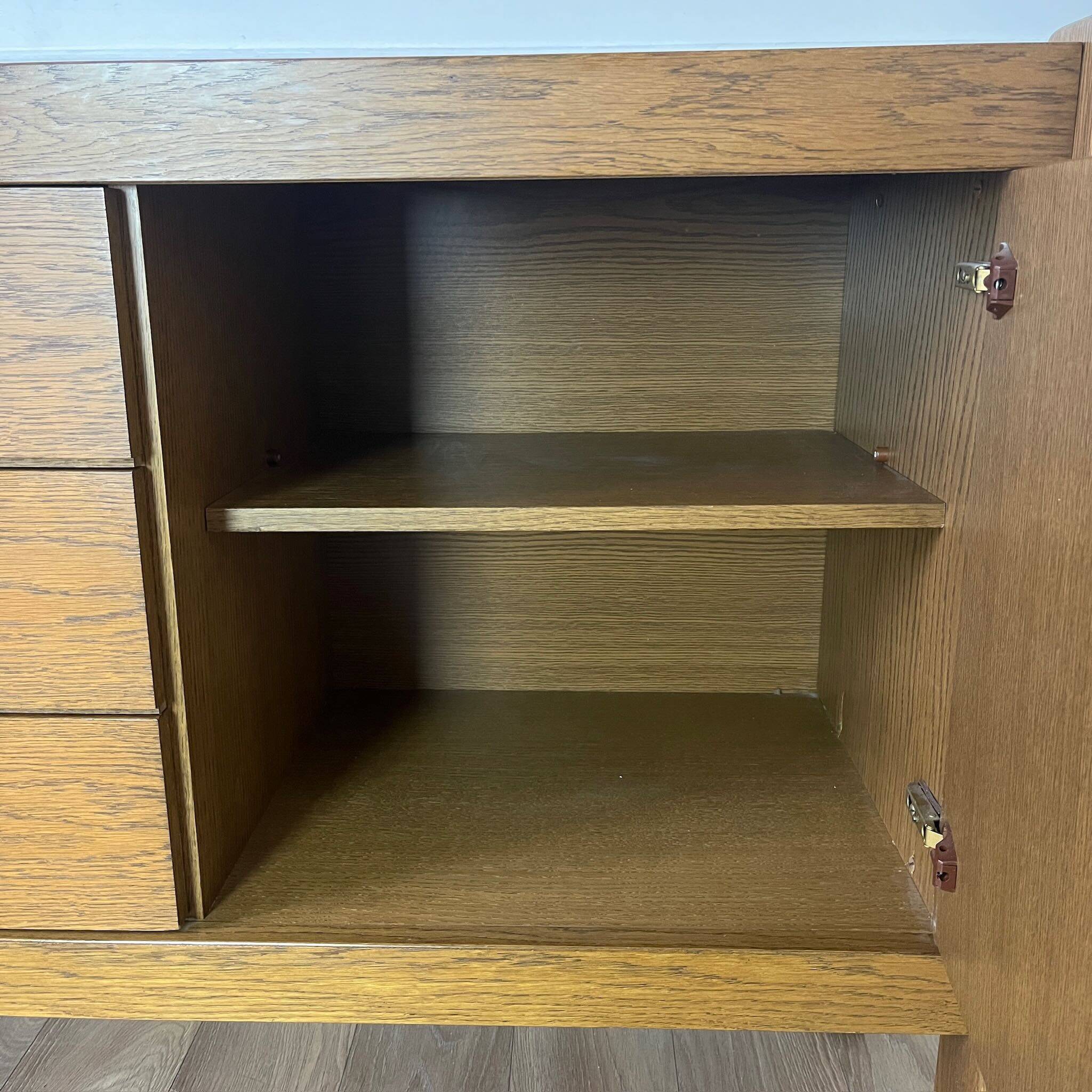 Large vintage brutalist sideboard