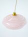 Clichy glass pendant, Candy Pink, Art Deco, 1930