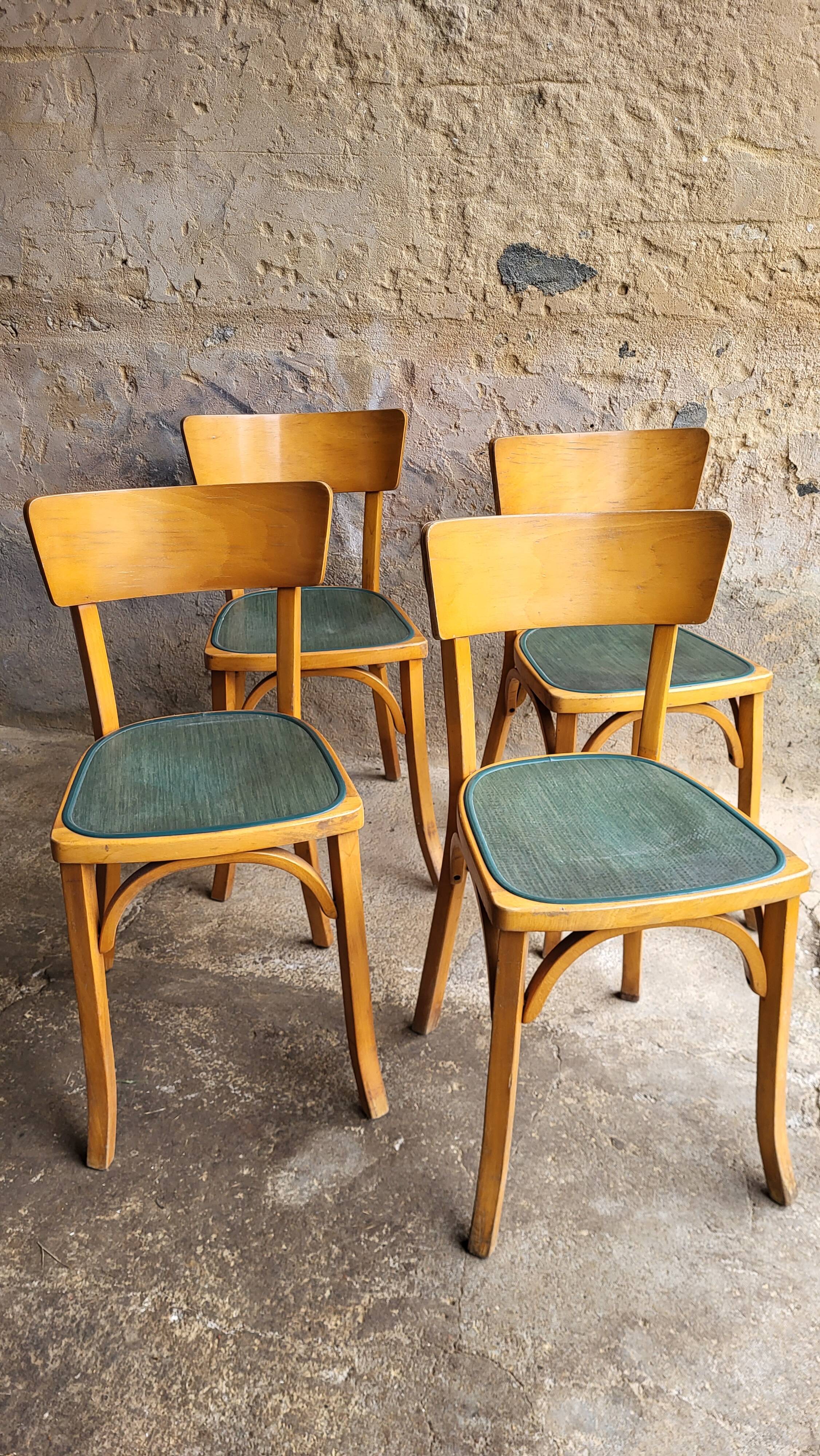 4 Baumann n°54 chairs