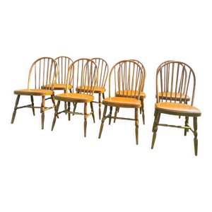 Lot de 8 chaises bistrot