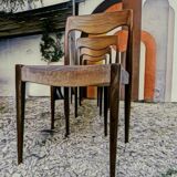 SET 4 Chaises Design Niels Otto Møller 1960