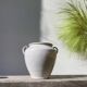 White ceramic flowerpot