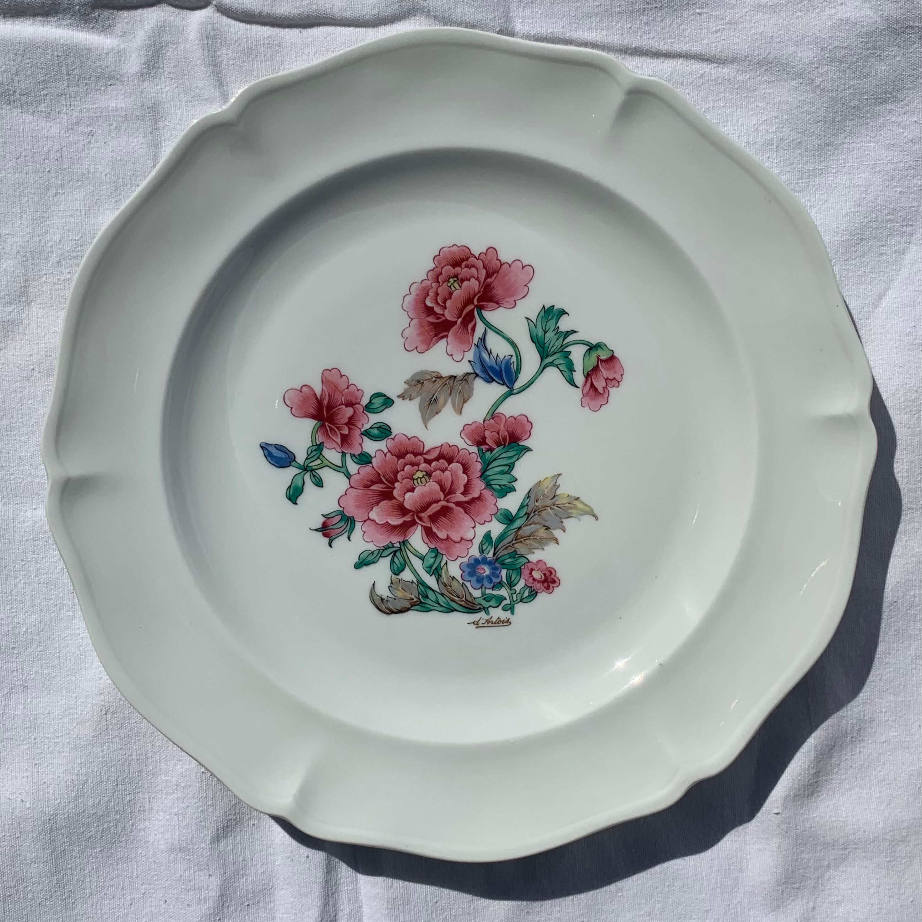 The Count d'Artois' dismissal dish service