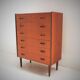 Vintage scandinavian teak ragpicker