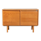 Kinnarps Oak Tambour Document Cabinet, Sweden