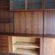Danish wall bookcase by Thygesen and Sorensen in rosewood, 1960