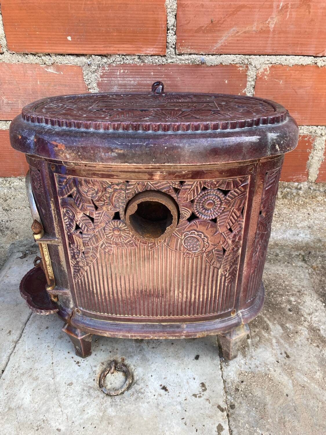 Poele A Bois Deville Ancien Modelenull