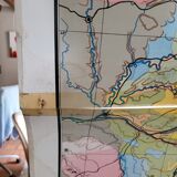 Geographic map of the natural regions of France