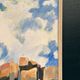 Original Swedish Oil on Canvas – "Landscape" by Eva S. – Signed – Vintage & Framed – 52 × 34 cm (20.5" × 13.4")