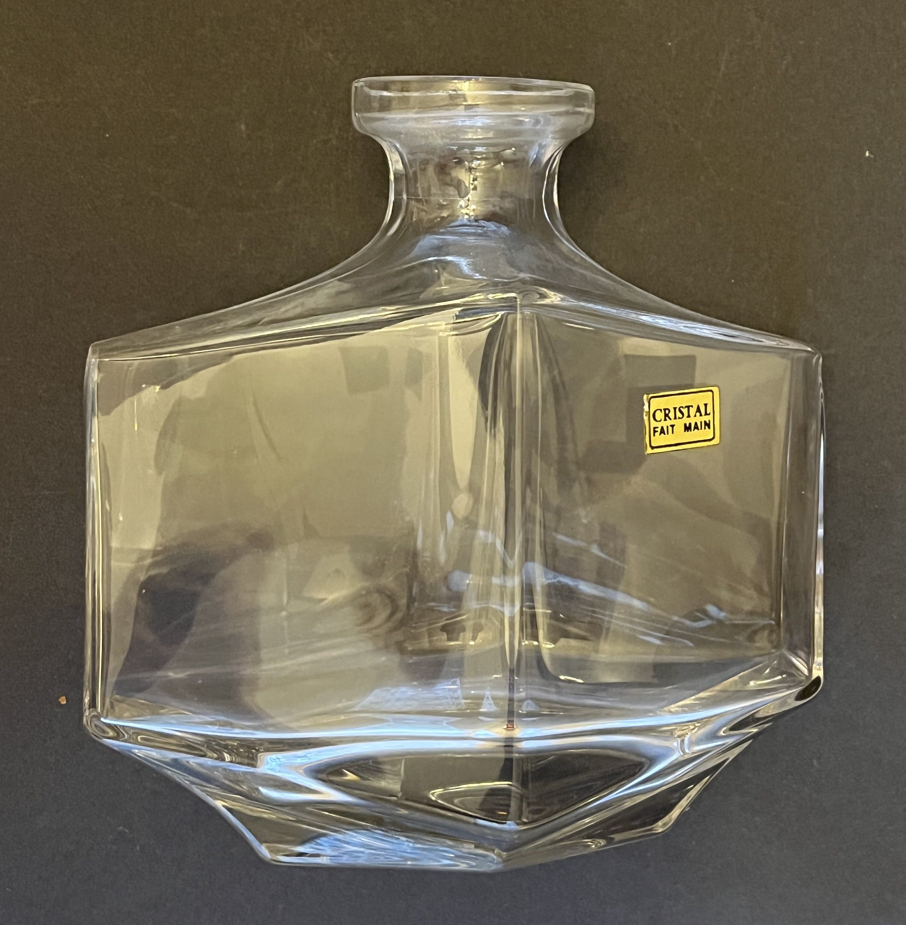 Crystal alcohol decanter