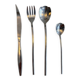 Vintage metal cutlery set