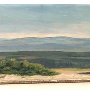 Tableau huile paysage