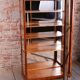 Antique Biedermeier Display Cabinet in Spruce, 1830s