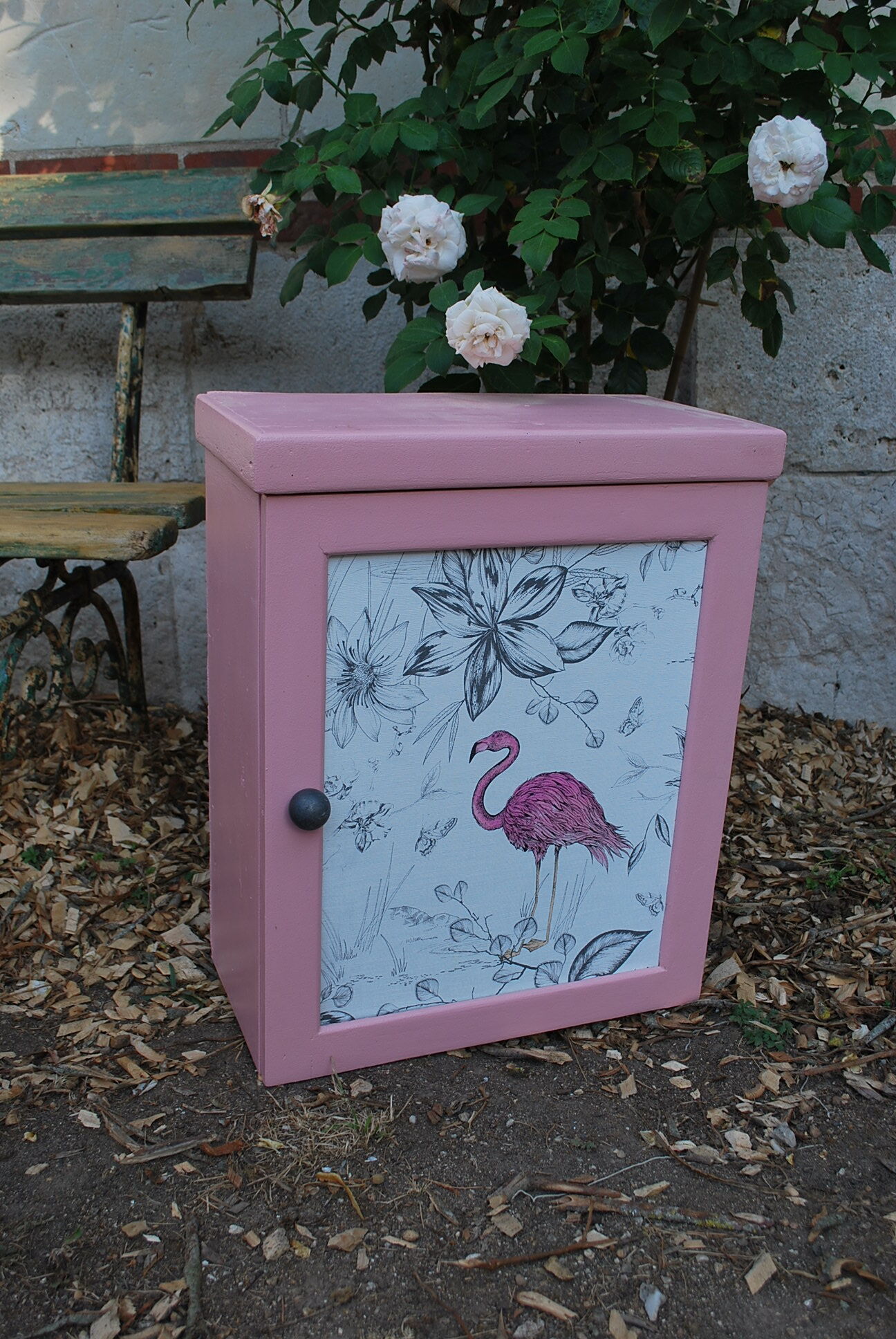 Pink pharmacy cupboard