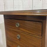 English mahogany music cabinet, early 20th century