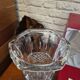 Large vintage Lorraine crystal champagne bucket