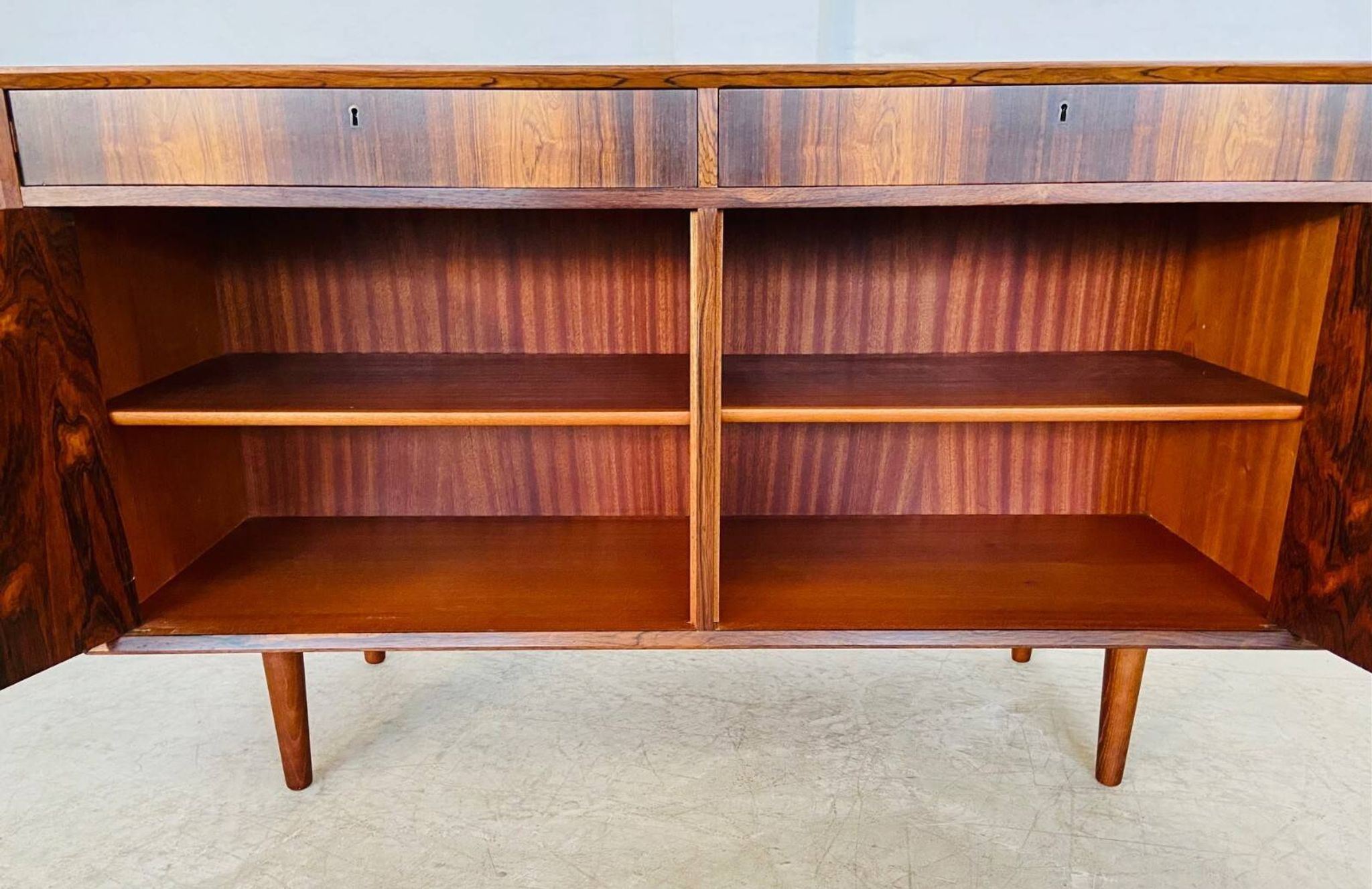 Buffet danois rétro vintage en palissandre du milieu du siècle par Poul Cadovius, années 1960