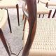 6 rosewood chairs no. 78 Niels Otto Moller