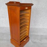 Filing cabinet with curtain and art nouveau desk
