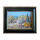 Mediterranean landscape oil on canvas (XXth)