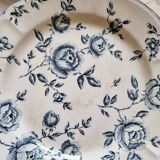 Duo of flat earthenware plates