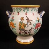 Italian earthenware vase