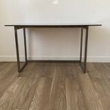 Metal and glass design desk