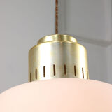 Mid-century Opaline Pendant Lamp