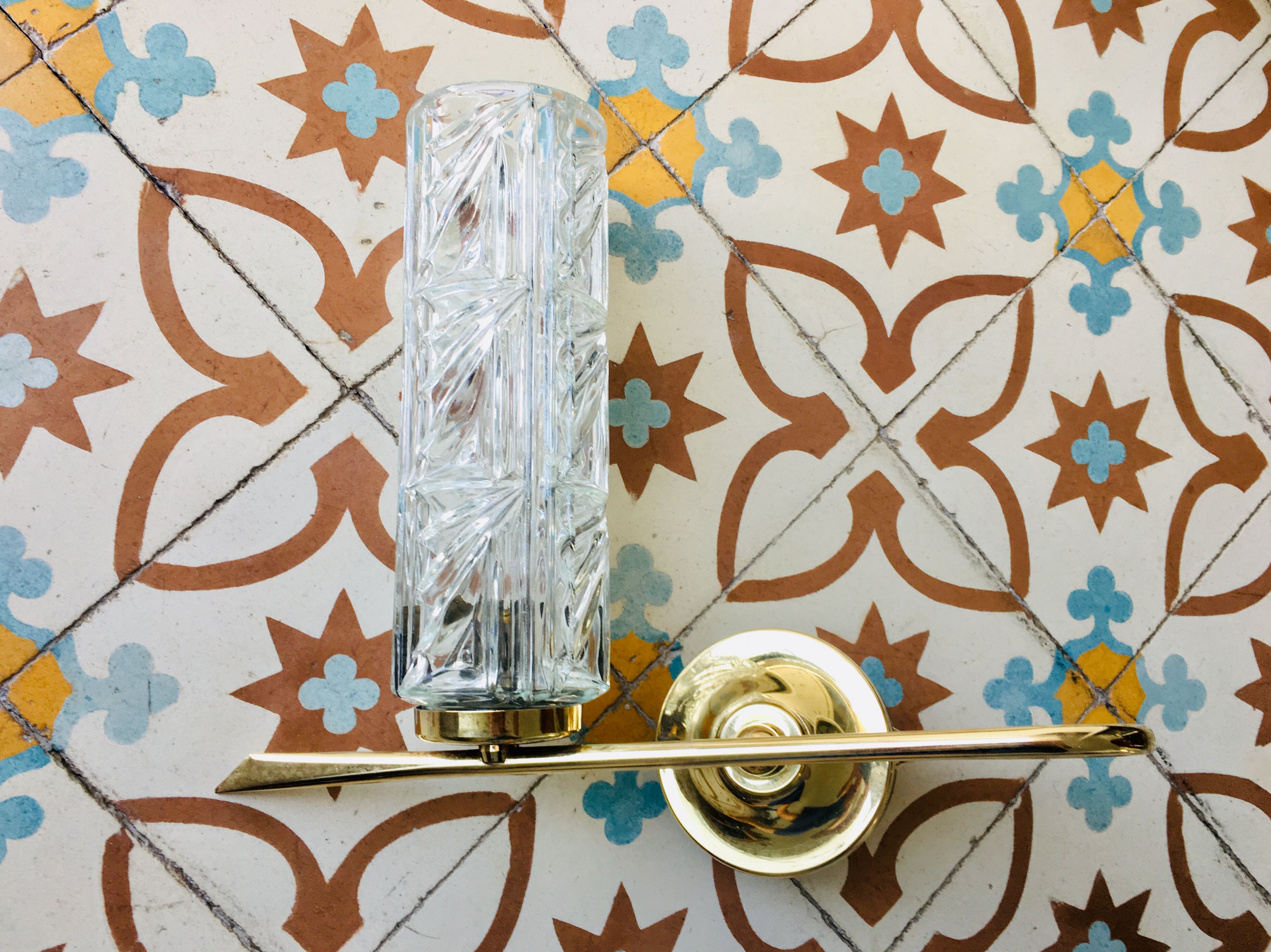 Wall sconce in brass, 1950s