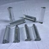 Set de 8 portes couteaux en cristal art déco