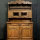 Louis XV Provençal double-body oak bookcase buffet