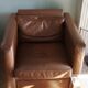 Hugues Chevalier leather armchairs