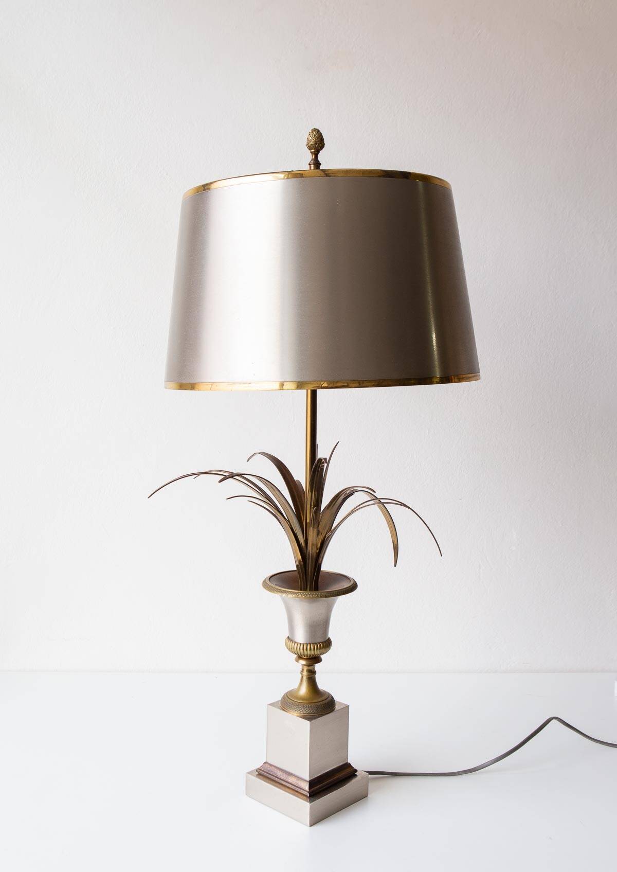 Large "Roseaux" table lamp by Maison Charles