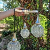 Chandelier, vintage waterfall suspension