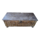 Important solid wood chest from a rare 17th century castle, unique, carved Gothic antique decor, beautiful