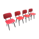 Suite de 4 chaises modèle "Revolt" de Friso Kramer