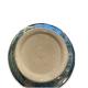 Raku Large Enamelled Ceramic Basin with Anthropomorphic Sockets