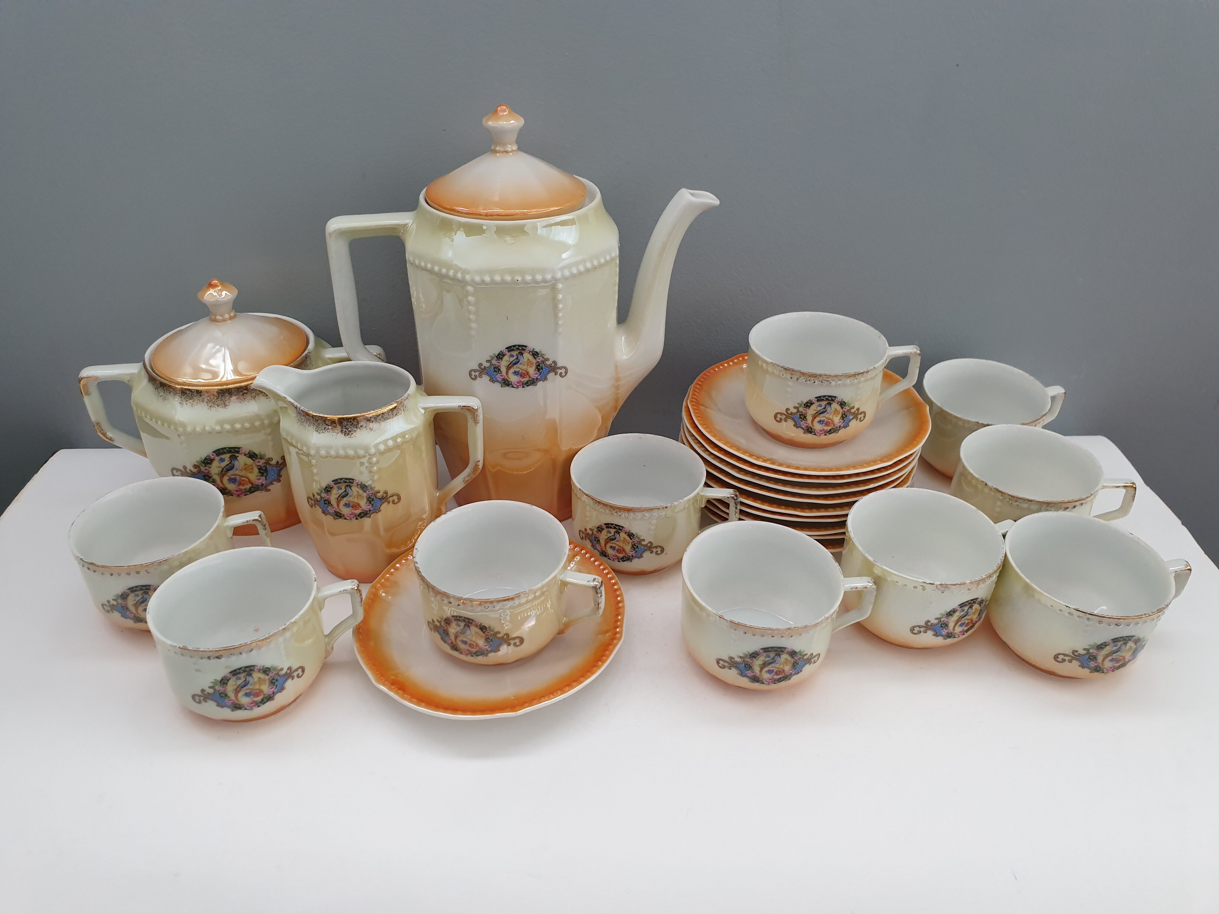 Vintage porcelain coffee service