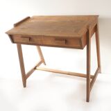 Midcentury oak desk