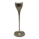 ABSA Danish Modernist Tulip Candle Holder in Silver Metal