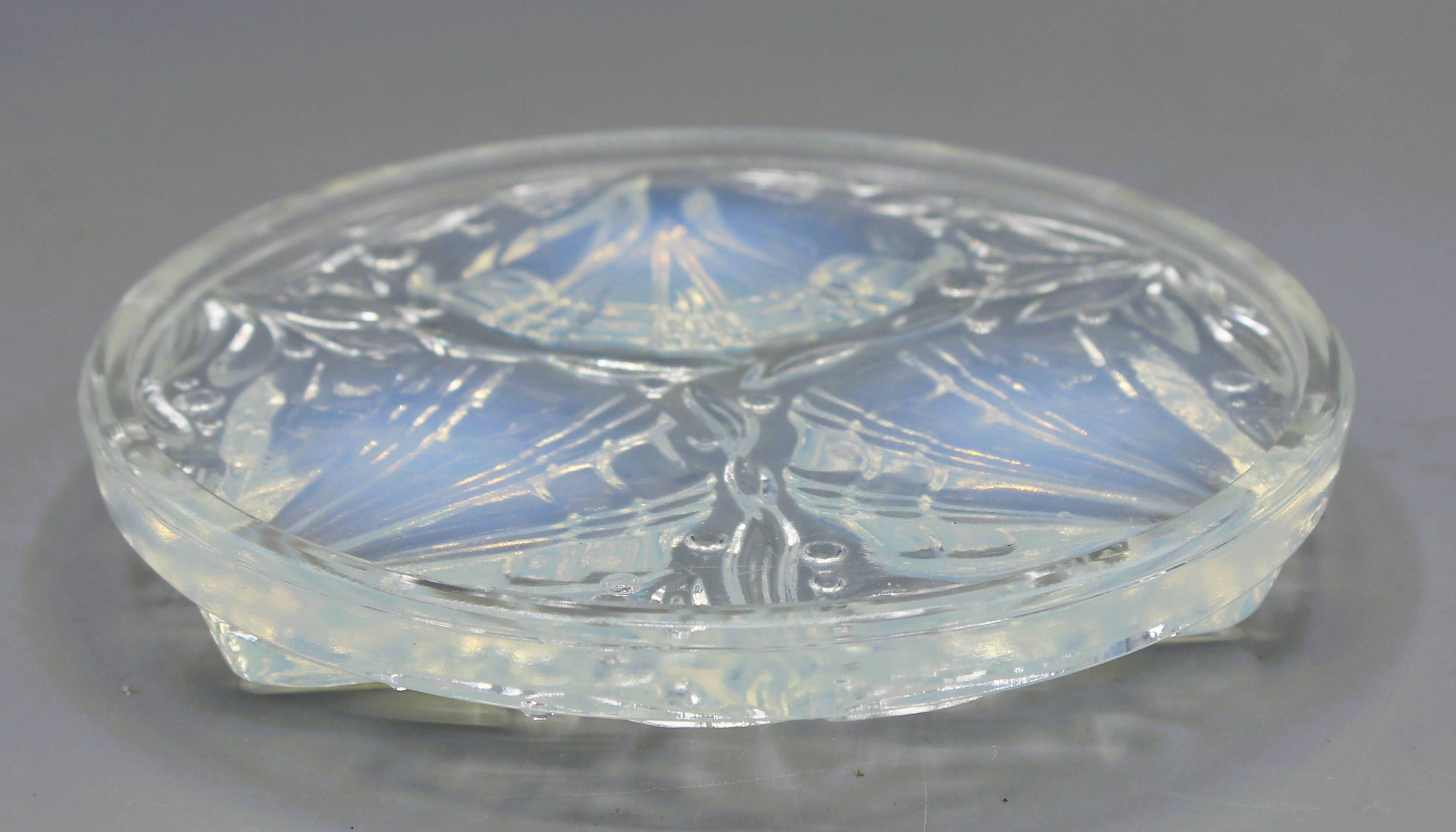 Carafe base bottle opalescent glass verlys sabino lalique #1