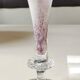 Peter Kaspar Soliflore Vase/Floral design, collared neck. Blown art glass, speckled purple. Shell inclusion. Dim 26.5 x 13 cm