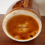 old pitcher Sarreguemines Plouzeau Chinon wine old french pitcher wine